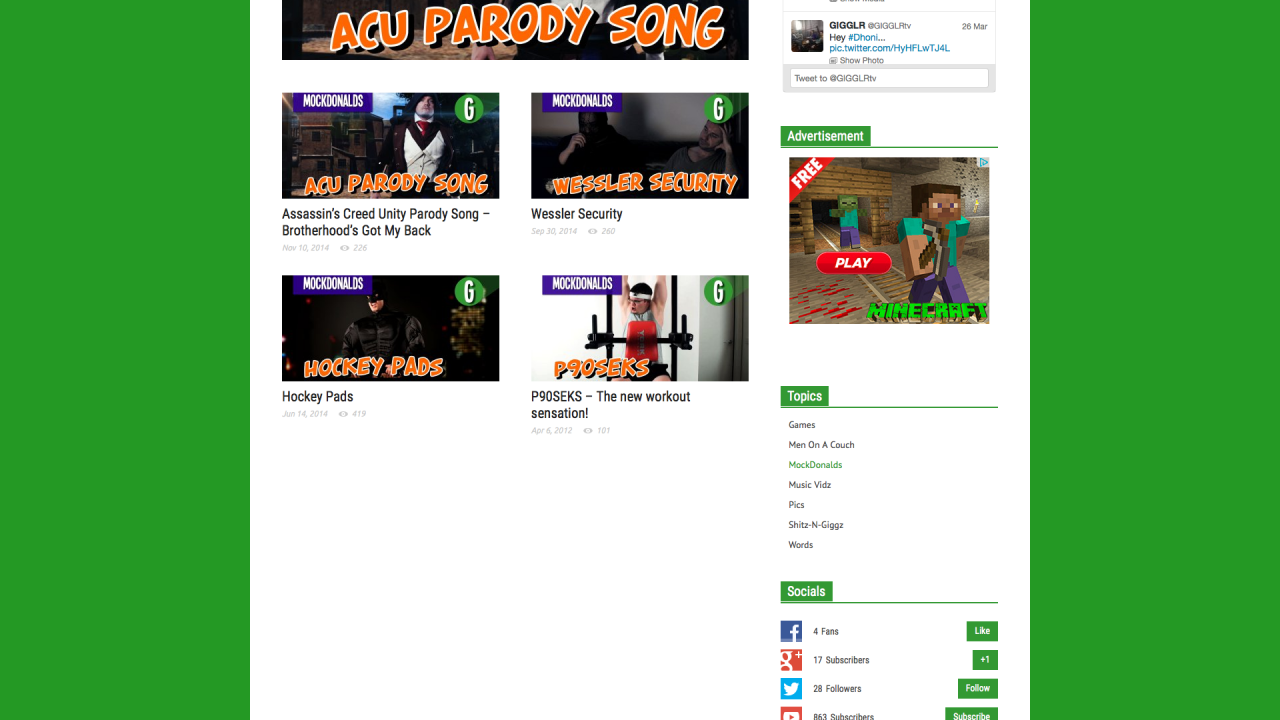 GIGGLR Screenshot - MockDonalds Archive